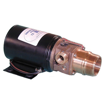Flexible Impeller pump max flow 9 GPM max pressure 12 PSI 209M