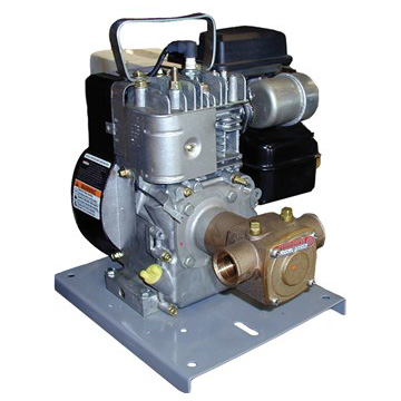 Flexible Impeller pump max flow 25 GPM max pressure 42.8 PSI 405MG